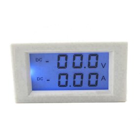 DC Meter Manufacturer - D85-3050 0-600V 10A LCD Volt Amp Panel Monitor