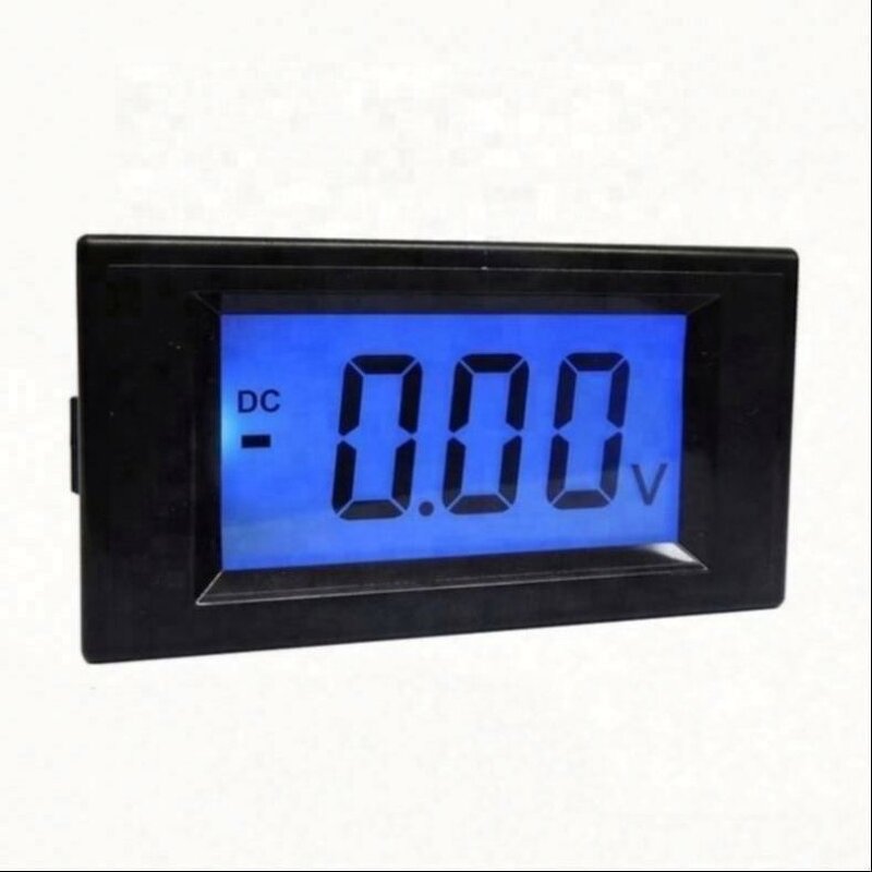Digital Voltmeter - D69-230 LCD DC Voltage Panel Mount Meter