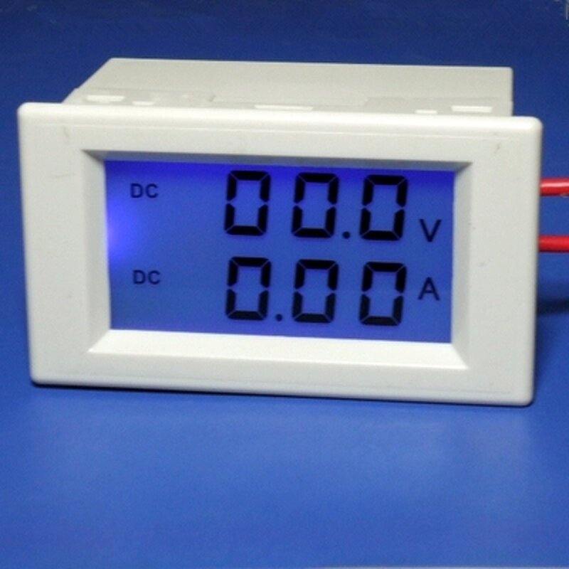 DC Meter Manufacturer - D85-3050 0-600V 10A LCD Volt Amp Panel Monitor