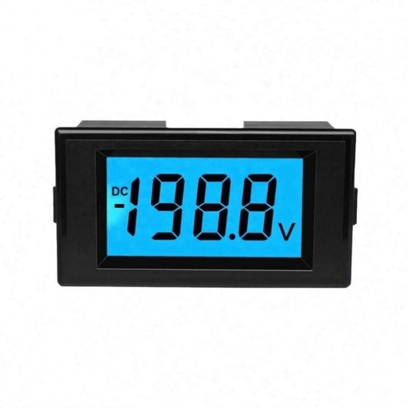 Digital Voltmeter - D69-230 LCD DC Voltage Panel Mount Meter