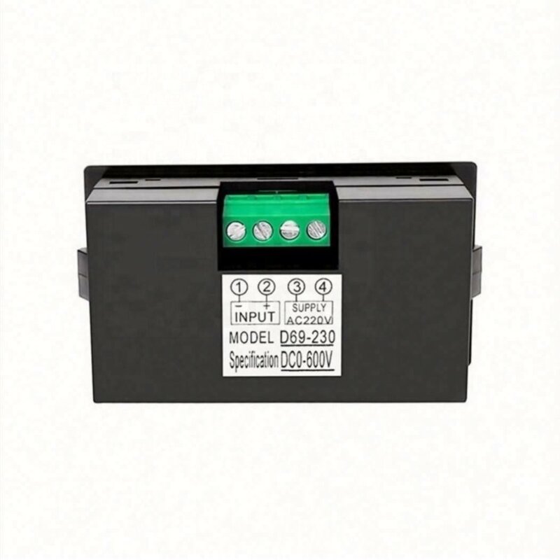 Digital Voltmeter - D69-230 LCD DC Voltage Panel Mount Meter