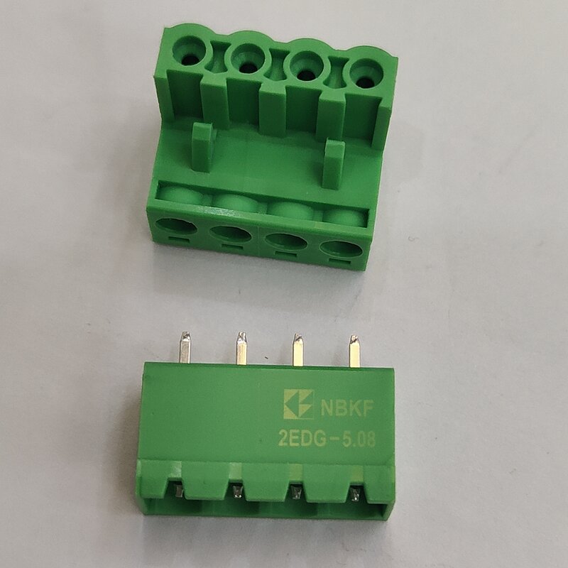 Terminal Block Manufacturer - 4 Poles 5.08mm 2EDGRC-5.0/5.08 Closed R/A Type