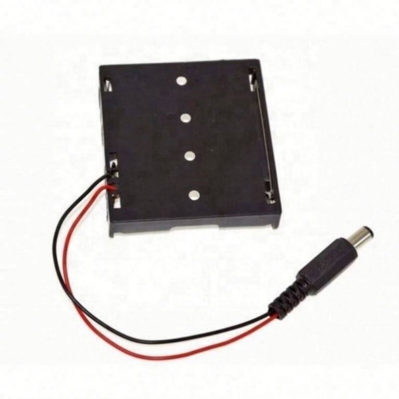 Battery Box Manufacturer - 4 Sections Plastic With Switch and Cover Battery Holder