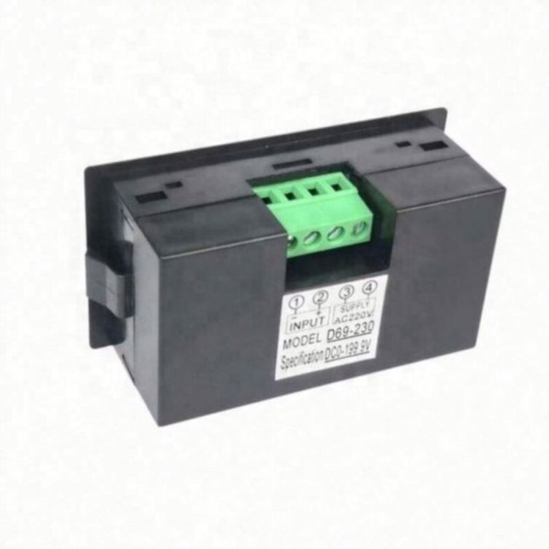 Digital Voltmeter - D69-230 LCD DC Voltage Panel Mount Meter