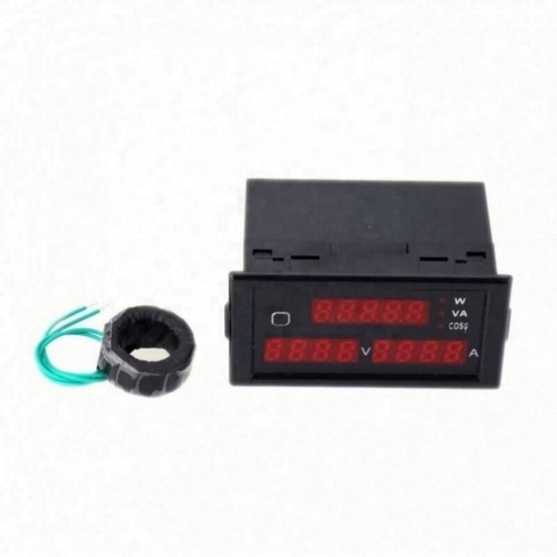 Digital Power Meter - DL69-2048 AC80-300V/0-100A Multi-function Voltmeter Ammeter
