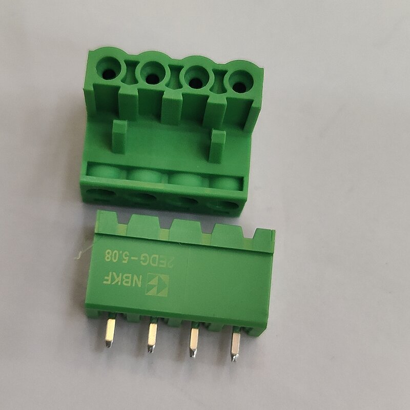 Terminal Block Manufacturer - 4 Poles 5.08mm 2EDGRC-5.0/5.08 Closed R/A Type