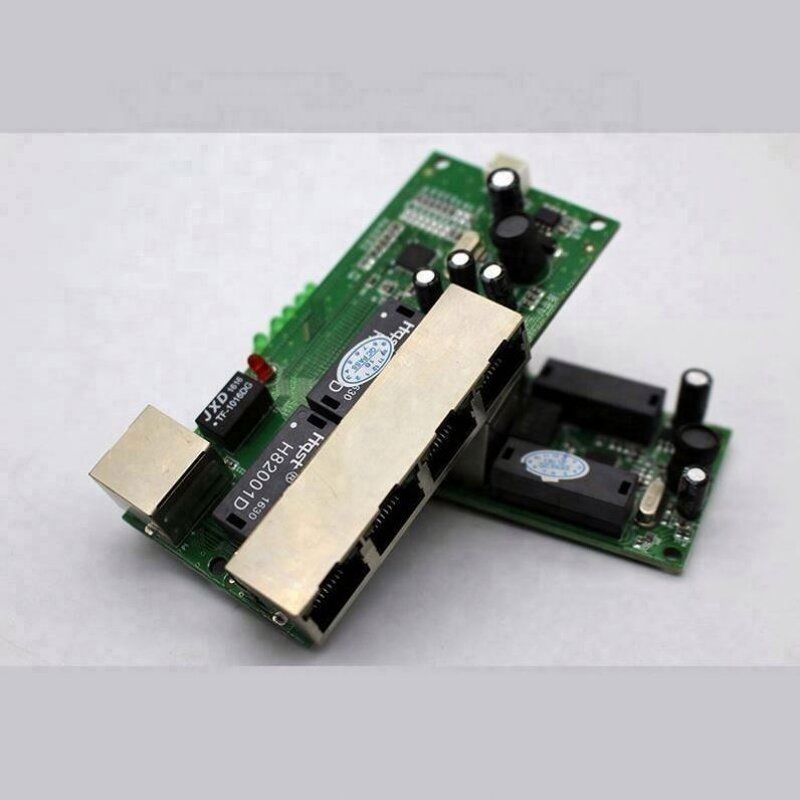Ethernet Module - 5 Port HUB PCB Board Network Switches Module