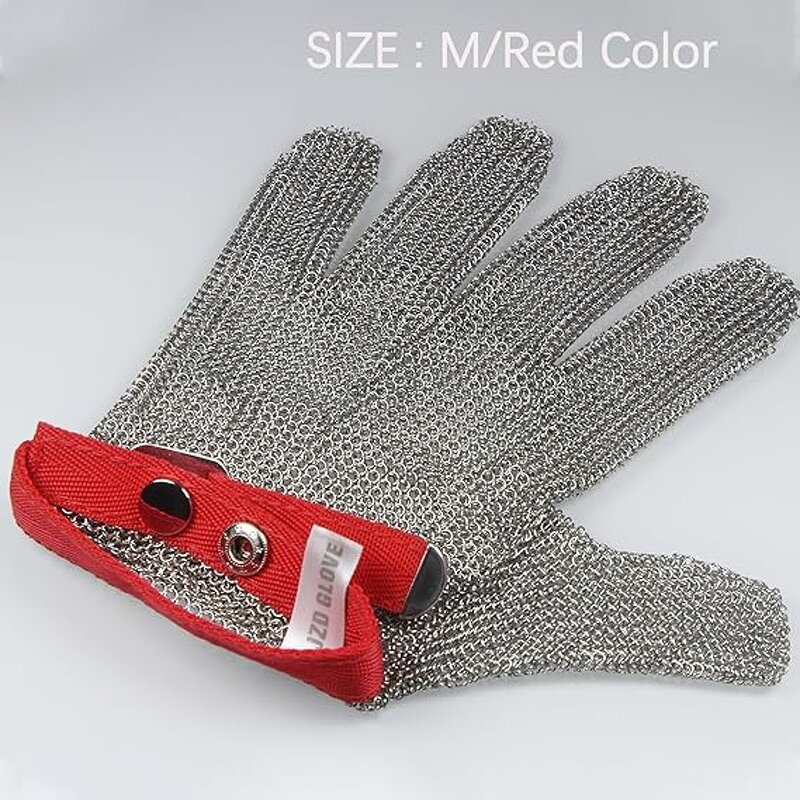 Cut Resistant Gloves Manufacturer - SUNSHINE 316L S M L XL Level 9 Stainless Chainmail for Meat Cutting