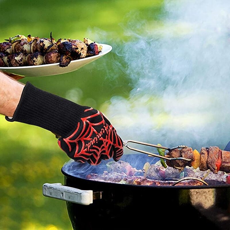 BBQ Grill Gloves Manufacturer - Sunshine CE 932F /1472F Extreme Heat Resistant Kitchen Cooking Oven Mitt