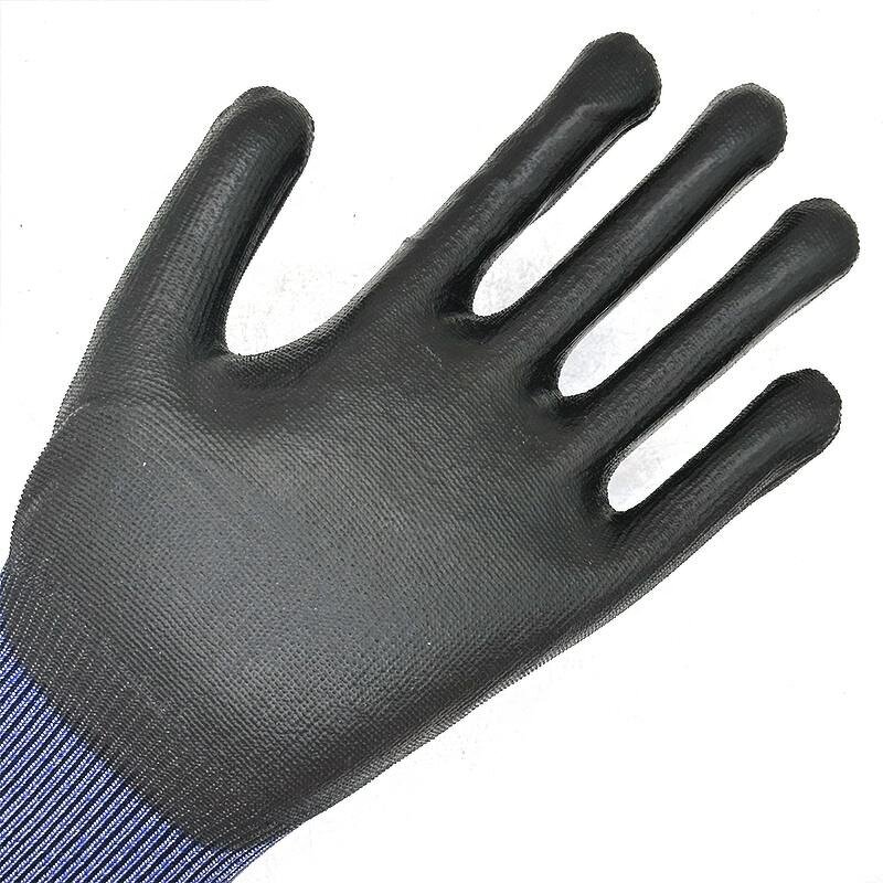 Safety Work Gloves Manufacturer - SUNSHINE A6 4X44F HPPE Fiber Anti-Cut PU Coated for Construction