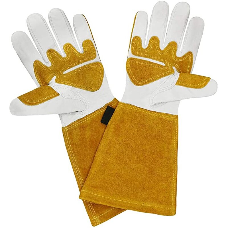 Tig Welding Gloves Manufacturer - High Dexterity Top Grain Leather 16inch Goat Skin and Cowhide