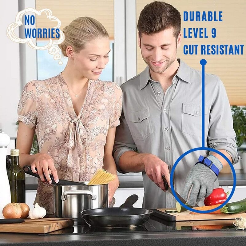 Cut Resistant Gloves Manufacturer - Swelder Level 9 Durable Rustproof Stainless Steel Mesh for Butcher Kitchen