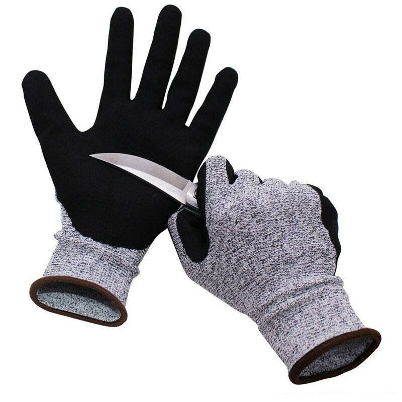 Anti-Cut Gloves Manufacturer - Swelder Level 5 HPPE with Sandy Nitrile Coated on Palm