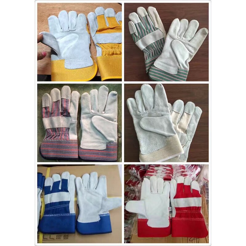 Work Gloves Manufacturer - Swelder 10.5 Inch Unisex Natural Cow Split Leather Canadian