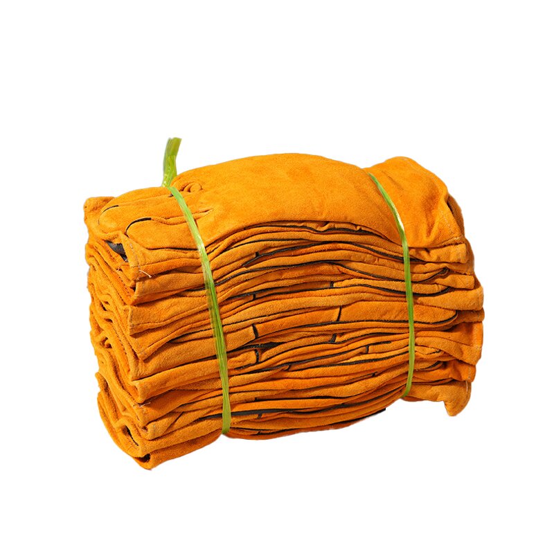 Welding Glove Manufacturer - Swelder 13inch Economic Yellow Cowhide Leather Heat Resistant with Liner