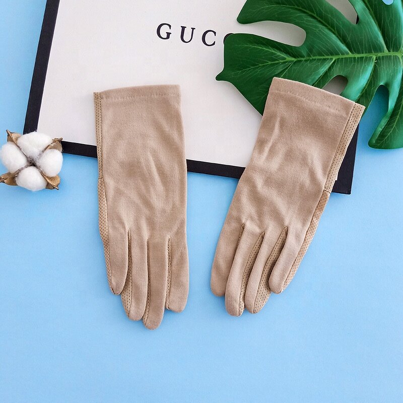 UV Protection Gloves Manufacturer - SUNSHINE Summer Solid Color for Women Simple Design UV Resistant