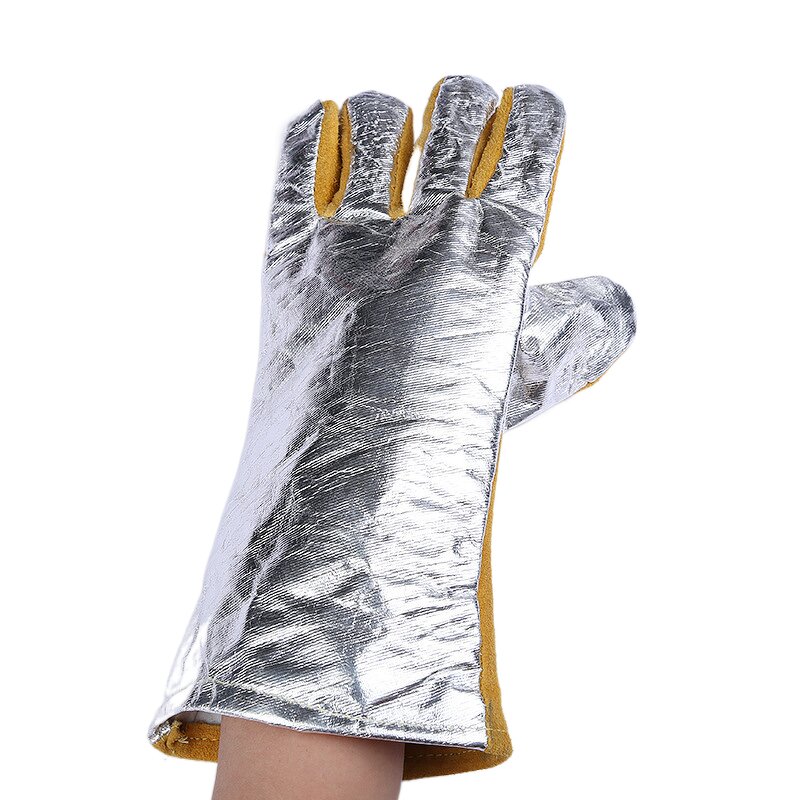 Welding Glove Manufacturer - Swelder 14inch Extreme Heat Resistant Aluminized Reflective