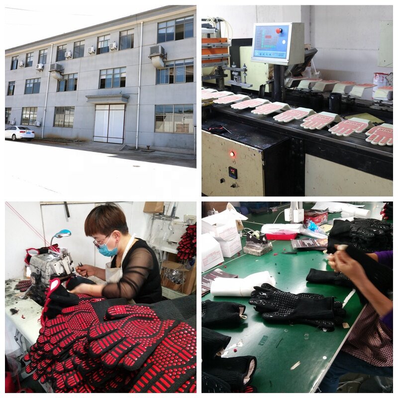 BBQ Grill Gloves Manufacturer - Swelder CE Custom Logo Silicone Extreme Heat Resistant 932F & 1472F