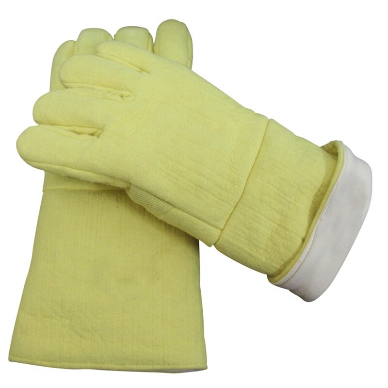 Work Gloves Manufacturer - Swelder Aramid 500°C High Temperature Heat Resistance with Cotton Liner for Furnace