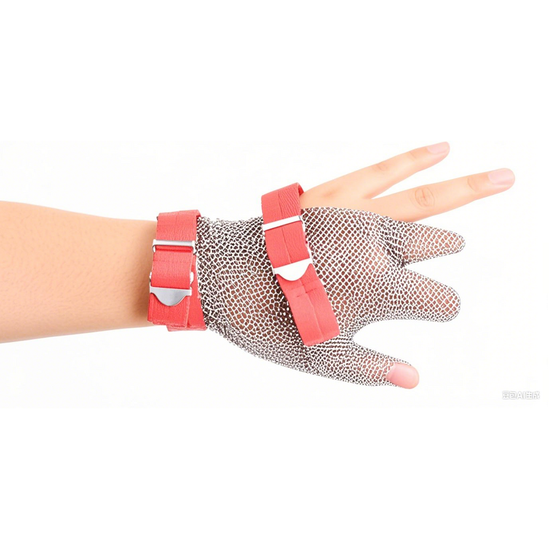 Cut Resistant Glove Manufacturer - SUNSHINE Factory 316L Stainless Wire 3 Fingers Chainmail for Meat Industrial