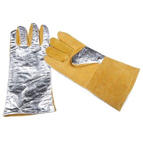 Welding Glove Manufacturer - Swelder 14inch Extreme Heat Resistant Aluminized Reflective