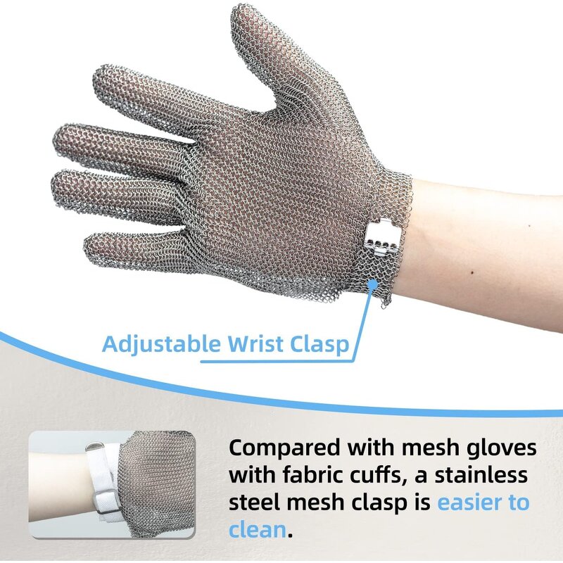 Cut Proof Gloves Manufacturer - Sunshine Highest Level 316L Stainless Steel Chainmail for Meat Cutting