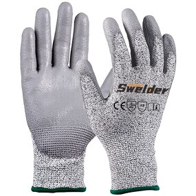 Cut Resistant Gloves Manufacturer - SUNSHINE HPPE En388 Glass Garden Protective Level 5 PU Coated Construction