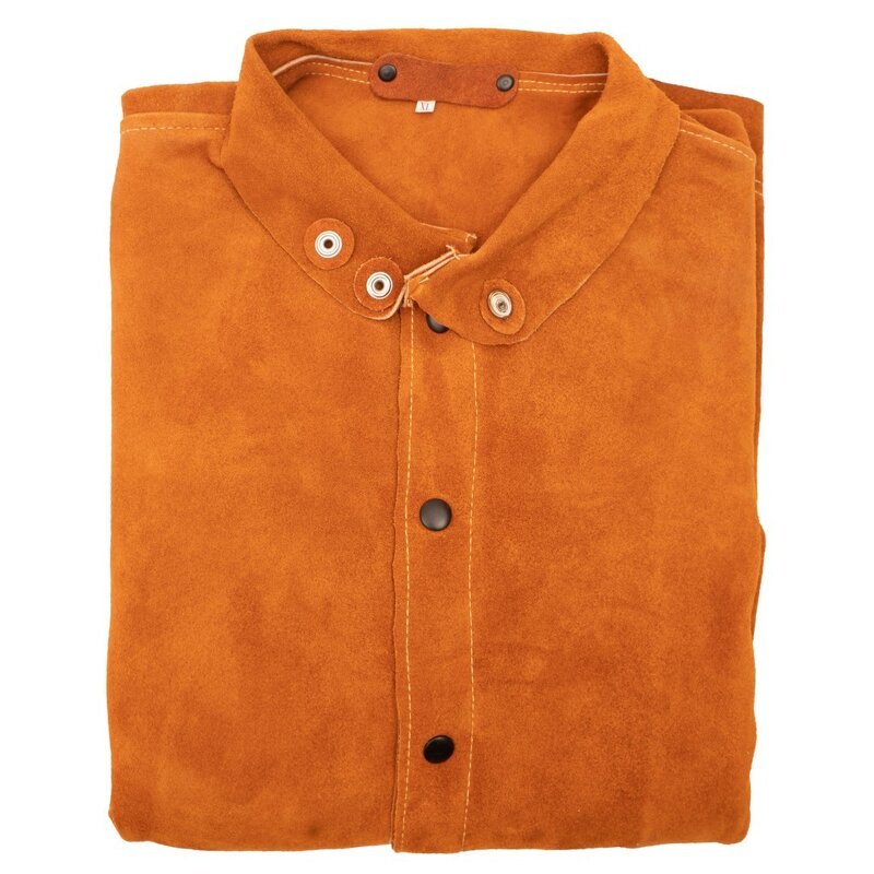 Welding Jacket Manufacturer - Swelder Premium Heavy Duty Split Cowhide Leather Flame-Resistant for Stick Welding