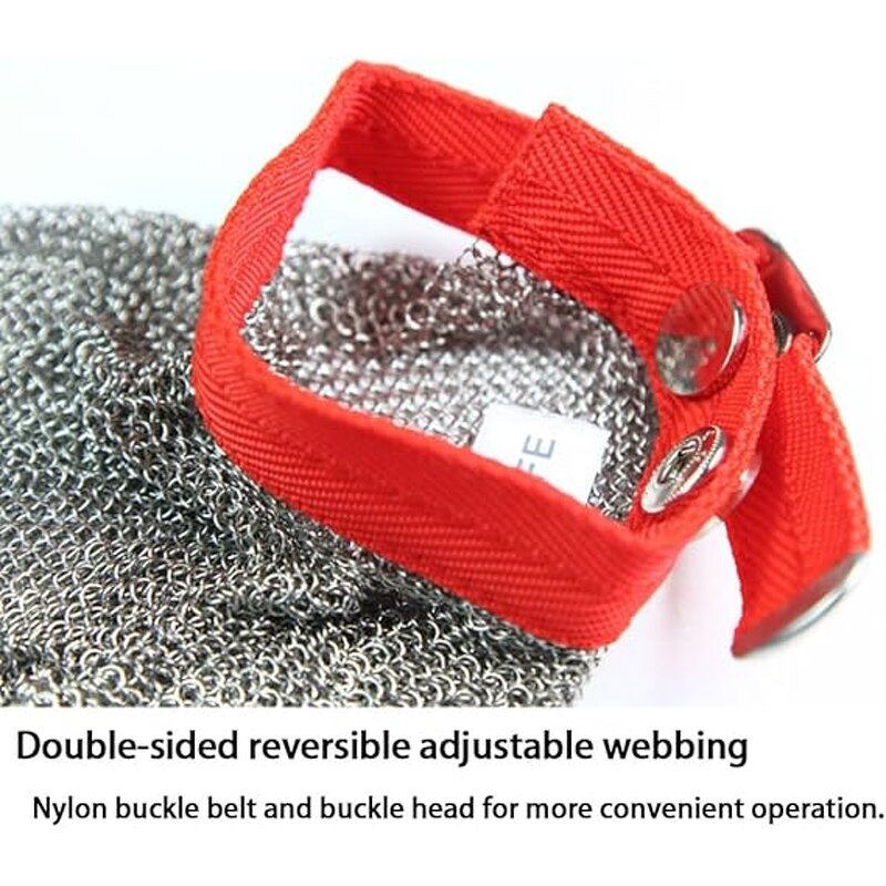 Cut Resistant Gloves Manufacturer - SUNSHINE 316L S M L XL Level 9 Stainless Chainmail for Meat Cutting