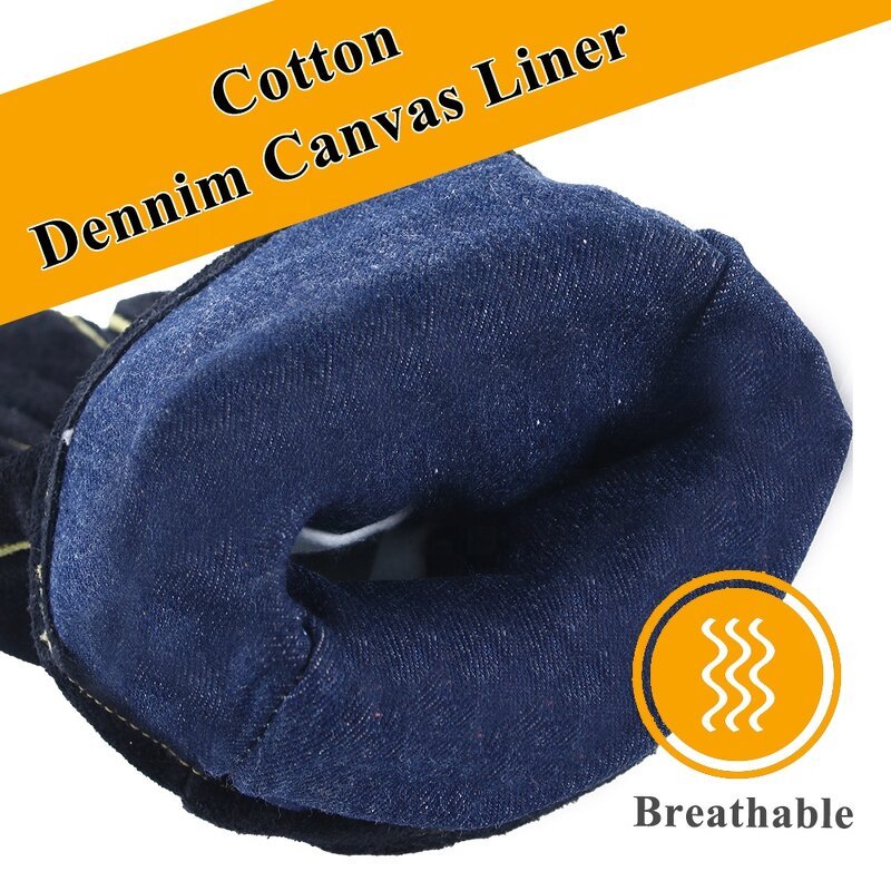 Welding Gloves Manufacturer - Swelder Premium 14inch Black Cowhide Leather for BBQ Welding Stove