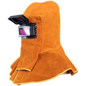 Welding Hood Manufacturer - SWELDER 2025 Hot Sale Yellow Cowhide Leather with Lens