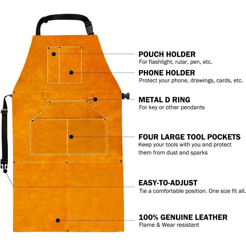 Welding Apron Manufacturer - Swelder 2025 Heat Resistant & Flame Resistant Leather