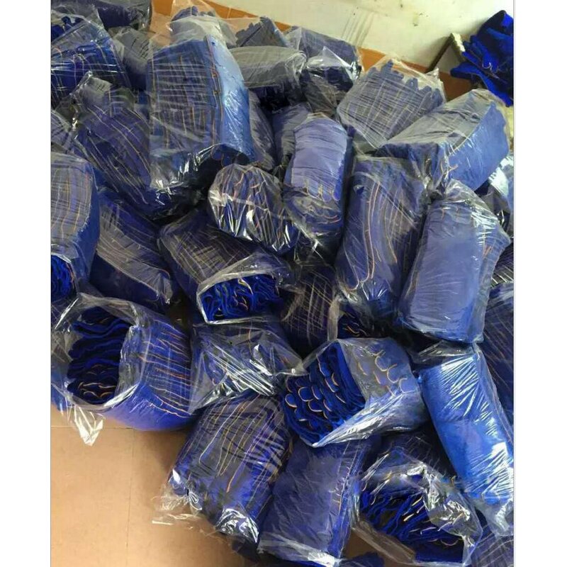 Welding Gloves Manufacturer - Swelder 14inch Blue Cowhide Leather Heat Resistant with Liner