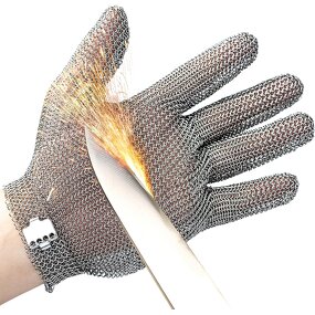 Cut Proof Gloves Manufacturer - Sunshine Highest Level 316L Stainless Steel Chainmail for Meat Cutting