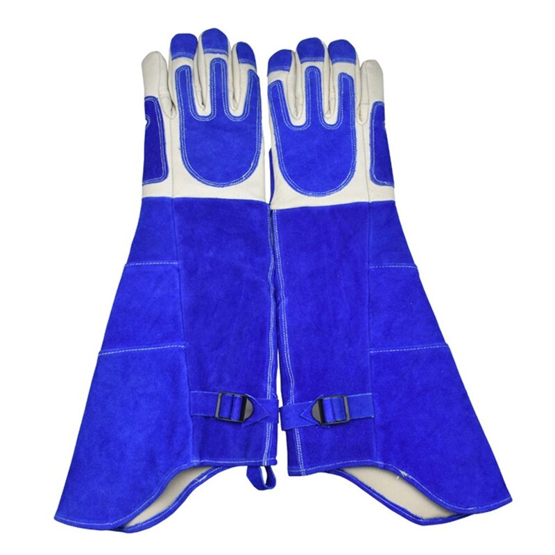 Protective Gloves Manufacturer - SUNSHINE 18inch Pet Handing Cat Holder Anti-bite Scratch Resistant Cow Leather