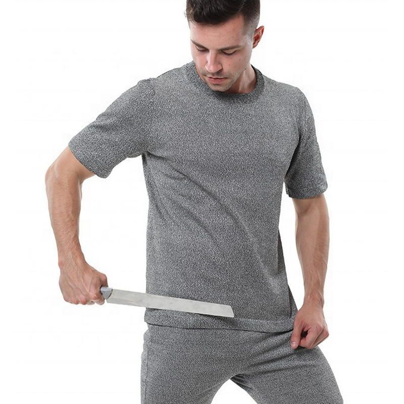 Protective Clothing Manufacturer - Swelder Unisex HPPE Anti Knife Cut Tactical T Shirt Stab Proof Security