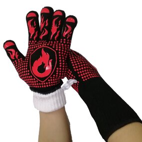 BBQ Grill Gloves Manufacturer - Sunshine CE 932F and 1472F BSCI Heat Resistant Kitchen Oven Mitt