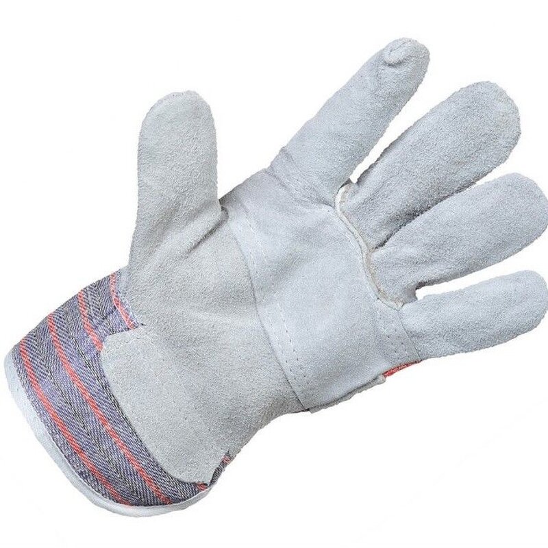 Work Gloves Manufacturer - Swelder 10.5 Inch Canadian Patch Palm Cow Split Leather Rigger