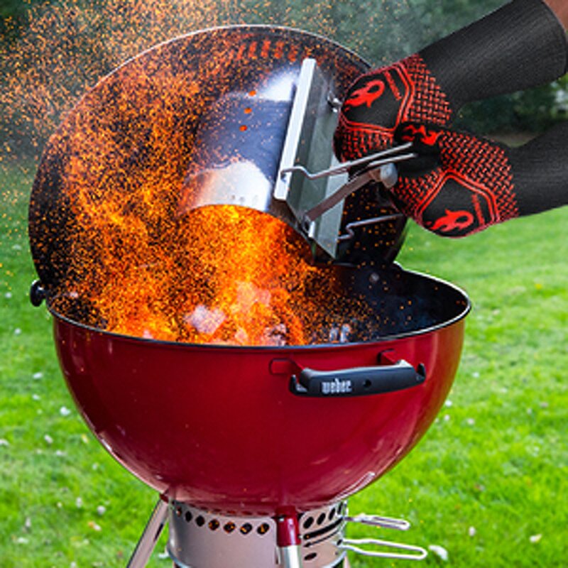 BBQ Gloves Manufacturer - Swelder CE Customized 932F 1472F Barbecue Oven Slip Silicone Heat Resistant