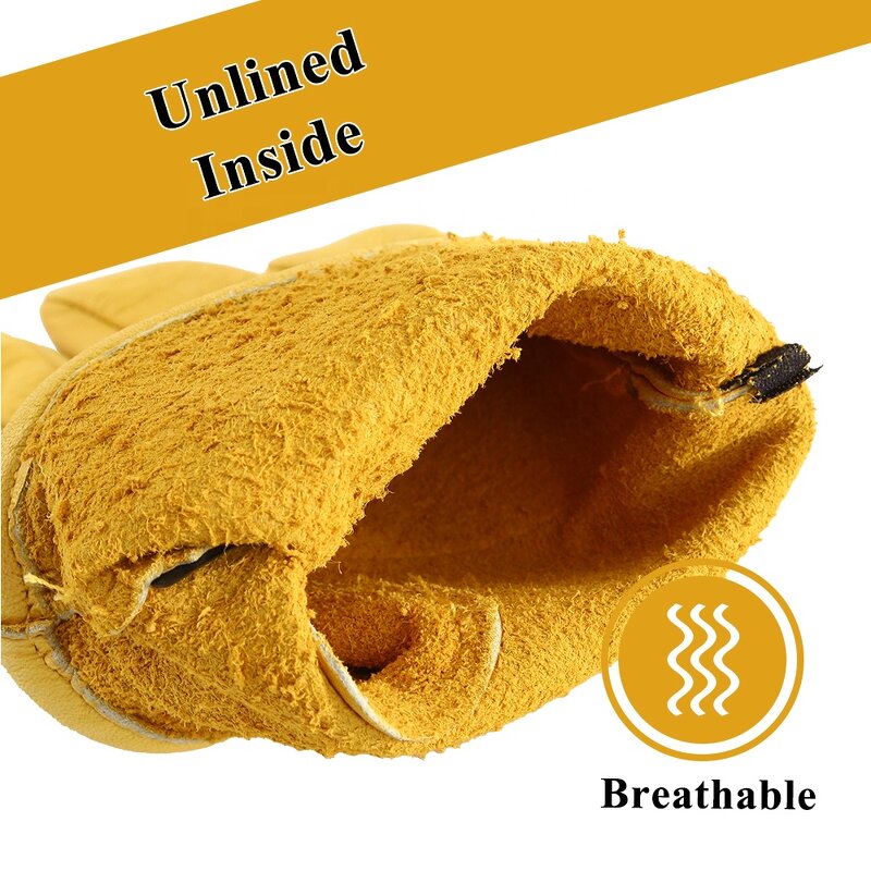 Work Gloves Manufacturer - Swelder 2024 Premium 10inch Goatskin Leather for General Work Gardening Welding
