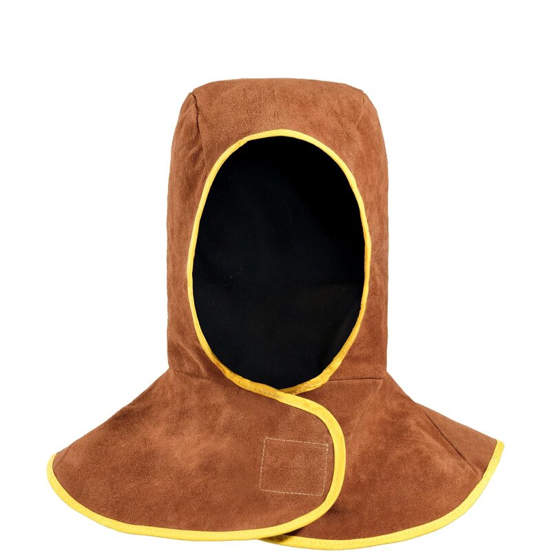 Welding Caps Manufacturer - SWELDER 2025 Cowhide Split Leather with Neck Shoulder Drape Full Head Cover