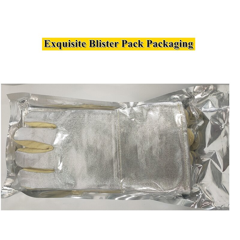 Work Gloves Manufacturer - Swelder EN407 Contact Heat to 500°C Aramid & Aluminum Foil for Metallurgy