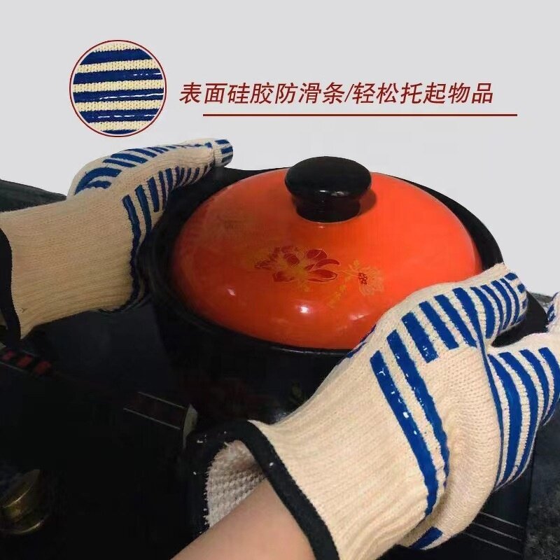 BBQ Grill Gloves Manufacturer - Customized OEM Extreme Heat Resistant for Barbecue Oven Grill