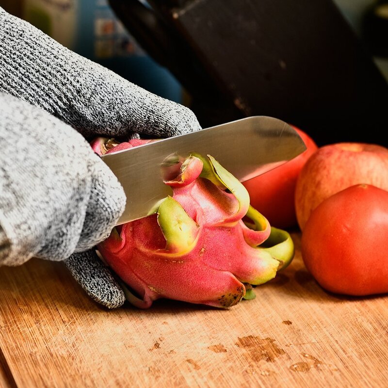 Cut Resistant Gloves Manufacturer - Sunshine HPPE Fiberglass Liner PU Coated Level 5