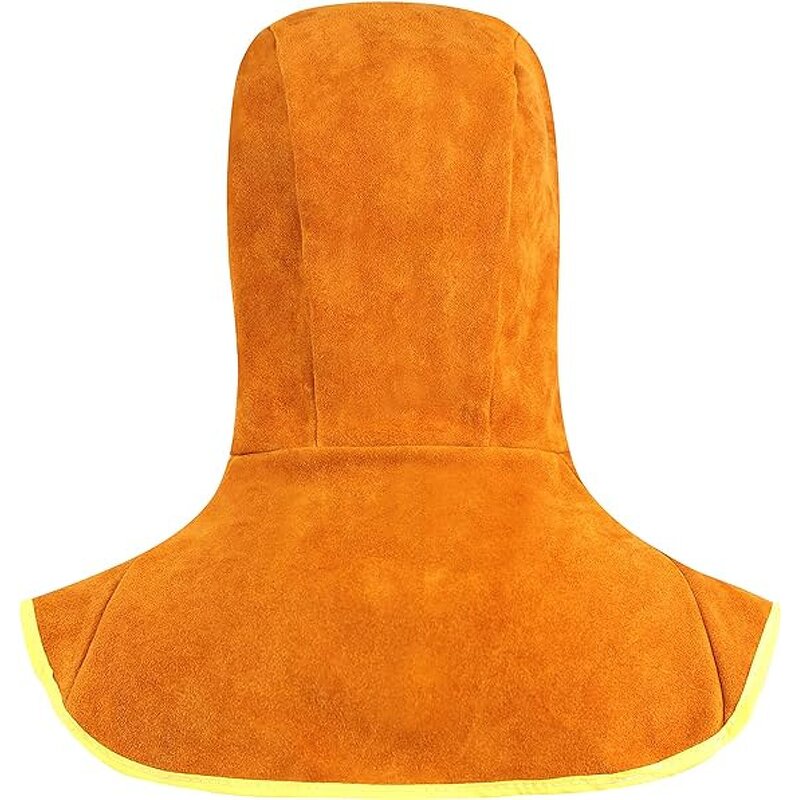Welding Neck Protector Manufacturer - SWELDER 2025 Leather Hood with Neck Shoulder Cover Flame Retardant Heat Resistant