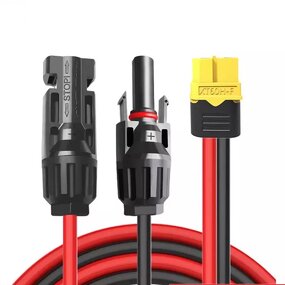Photovoltaic Connection Line Manufacturer - XT60HF to M C4 Male Female Outdoor Power
