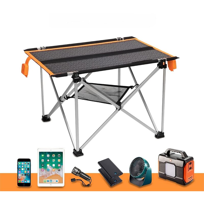 Solar Table Manufacturer - Portable Foldable 40W with Fast Solar Charger for Camping