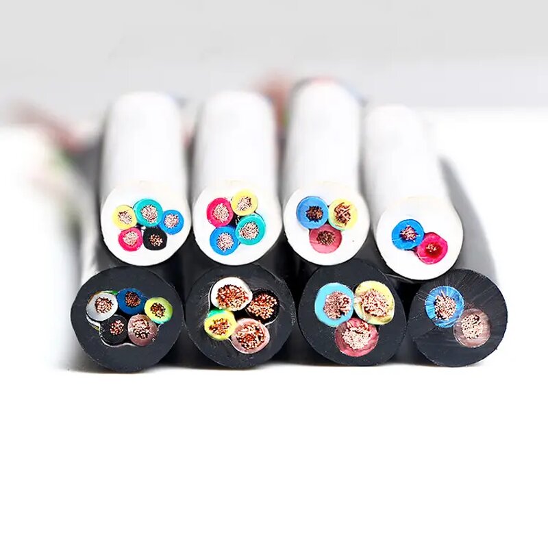 Flexible Cable Manufacturer - 2-5 Core 1.5-6mm Pvc Insulated & Sheathed Multiple Wire