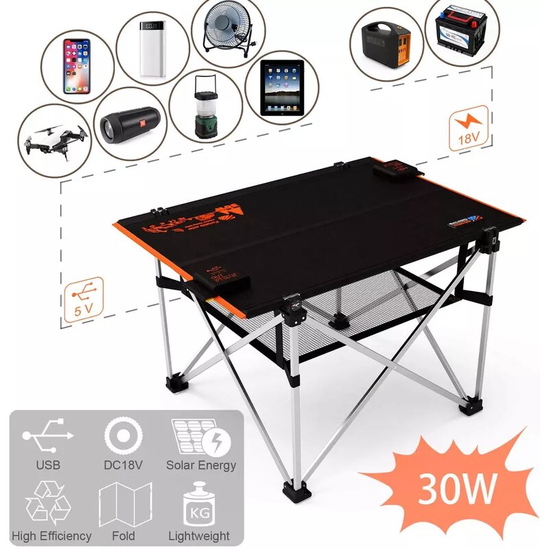 Solar Table Manufacturer - Portable Foldable Lightweight Waterproof for Outdoor Power