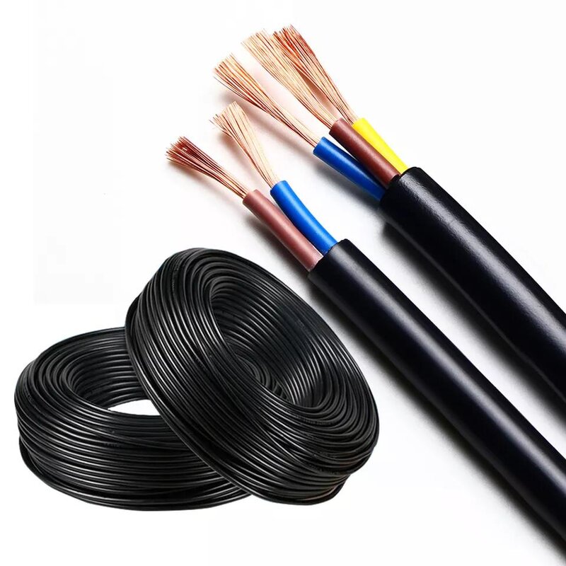 Power Supply Cable Manufacturer - RVV Flexible Shielded 0.5-1.5 Sq Multi-core Fireproof